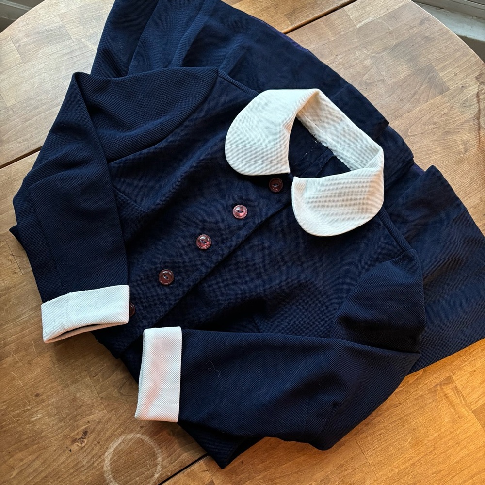 ⚓️ 1960’s Navy Drop Waist Mini Dress ⚓️